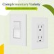 thumbnail image 5 of Placa de pared TG de 1 ranura blanca, paquete de 100, 11,9 × 7,4 cm, 5 of 7