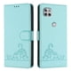 thumbnail image 5 of Funda tipo cartera FOXDOCK para Motorola MOTO G 5G 2020 con soporte, ranuras, RFID, diseño de gato, 5 of 5
