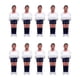 thumbnail image 1 of Juego De 10 Figuras De Futbolín, Minifiguras De Futbolín, Blanco Y Azul Oscuro, 1 of 5