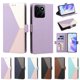 thumbnail image 5 of Cartera Plegable para Honor 200 Smart, PU Tricolor con Ranuras, Morado, 5 of 6