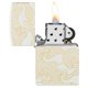 thumbnail image 3 of Mechero de bolsillo Zippo Waves Design, color blanco mate, 3 of 9