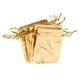 thumbnail image 2 of 50 piezas bolsas de organza boda favor bolsa con cordón bolsa de regalo de oro, 2 of 3