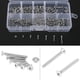 thumbnail image 5 of Kit surtido de 230 tornillos y tuercas de cabeza plana de acero inoxidable M2 304 con caja, 5 of 8