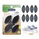 thumbnail image 1 of Placas de reparación para tacones UNIKSTEP, 4 pares, antideslizantes, negras, 1 of 7