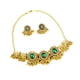 thumbnail image 4 of Conjunto De Aretes De Collar Vintage Hermosa Moda Para Fiesta De Aniversario De Graduación Gema Verde, 4 of 5