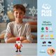 thumbnail image 2 of Juego de bloques de construcción de rompecabezas 3D PLUS PLUS Santa Claus Kids, 2 of 7