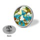 thumbnail image 3 of Los Pitufos-Theme Round Button Badge: Premium Metal Construction, Ideal for High-End Events 2.8 cm, 3 of 6