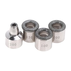 Ioensy - 4 Piezas De Exfoliación Facial Con Puntas De Dermoabrasión De Diamante, Herramienta De Dermoabrasión Facial Para Spa