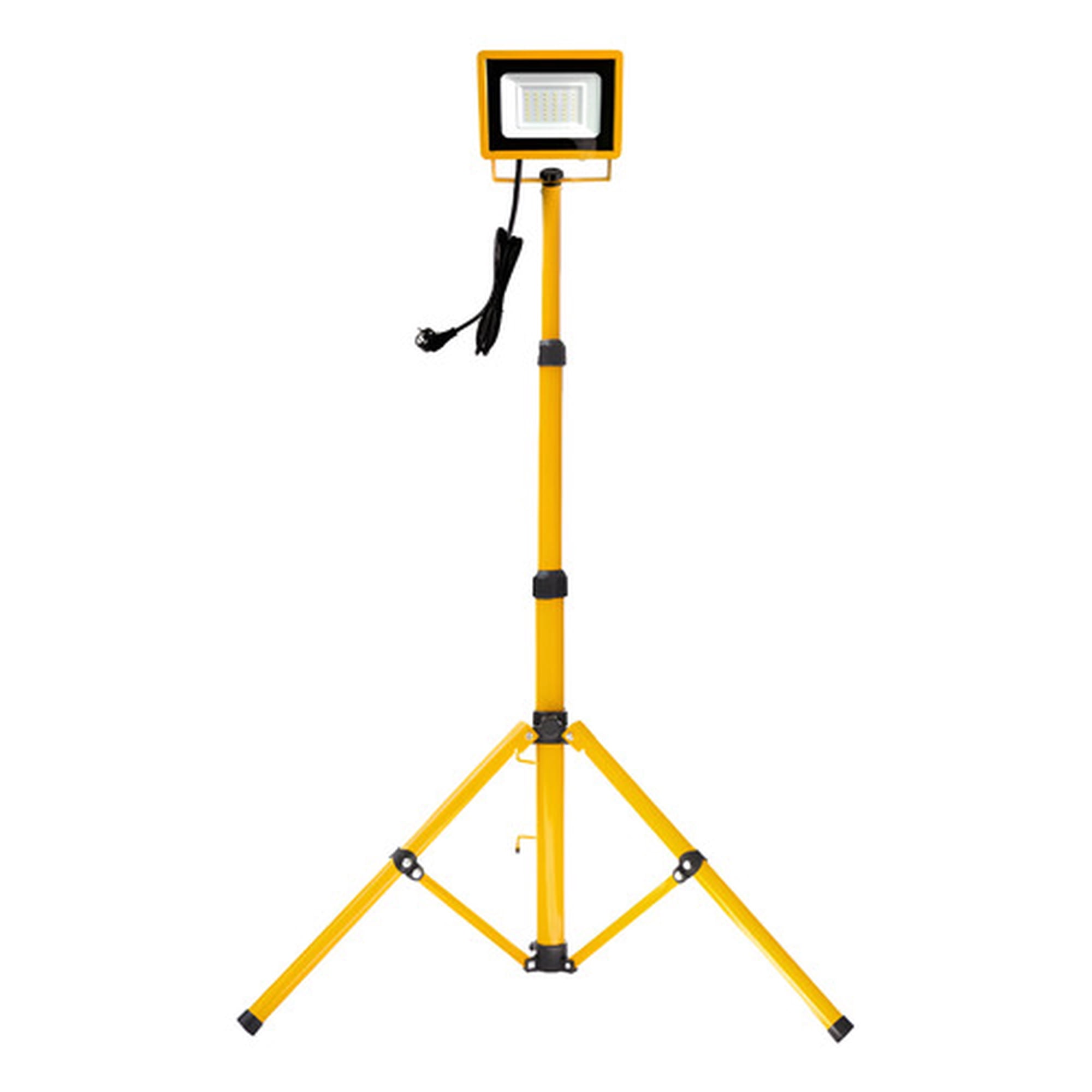 Teimporta - Proyector Led Con Trípode 1x30w Ip65 Luz Fría Certificado Amarillo Blanco Frío