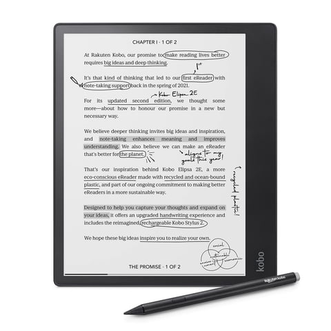 Lector Electrónico Kobo Elipsa 2E De 10,3 Pulgadas Y 32 Gb