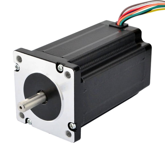 Motor Paso a Paso STEPPERONLINE Nema 24 3.4Nm 8 Cables Eje Doble