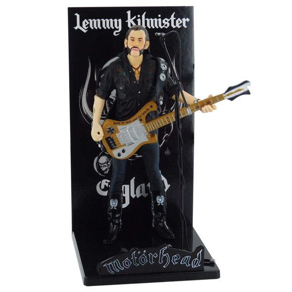 Figura de acción Locoape Motorhead Lemmy Kilmister con guitarra