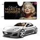 thumbnail image 1 of Marilyn Monroe Parasol para Parabrisas Delantero Protector Plegable, Visera Solar para Auto Bloquea Rayos UV Mantiene tu Vehículo Fresco 150cm*70cm, 1 of 6