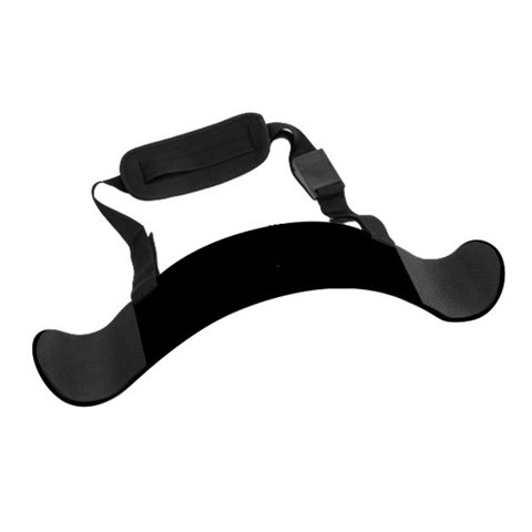 Magideal - Equipo De Entrenamiento Para Bíceps Y Brazos Grandes, Resistente, Para Uso En Gimnasios Domésticos, Diseño Curvo, Entrenamiento De Fuerza, Aislador De Negro