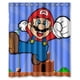 thumbnail image 1 of Cortina de ducha Super Mario Bros. Juego de cortinas de baño con ganchos, tamaño 60 x 72 pulgadas, 1 of 3