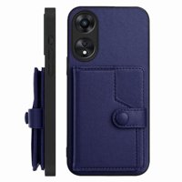 Foxdock Funda Para Oppo A78 4G Con Bloqueo Rfid - Diseño Elegante Con Cierre De Botón