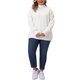 thumbnail image 4 of GRACE & GRANDEUR Conjuntos de Halloween Suéter de Cuello Alto para Mujer de Talla Grande Suave Jersey de Punto con Mangas Largas y Ajuste Relajado 2X Blanco, 4 of 7