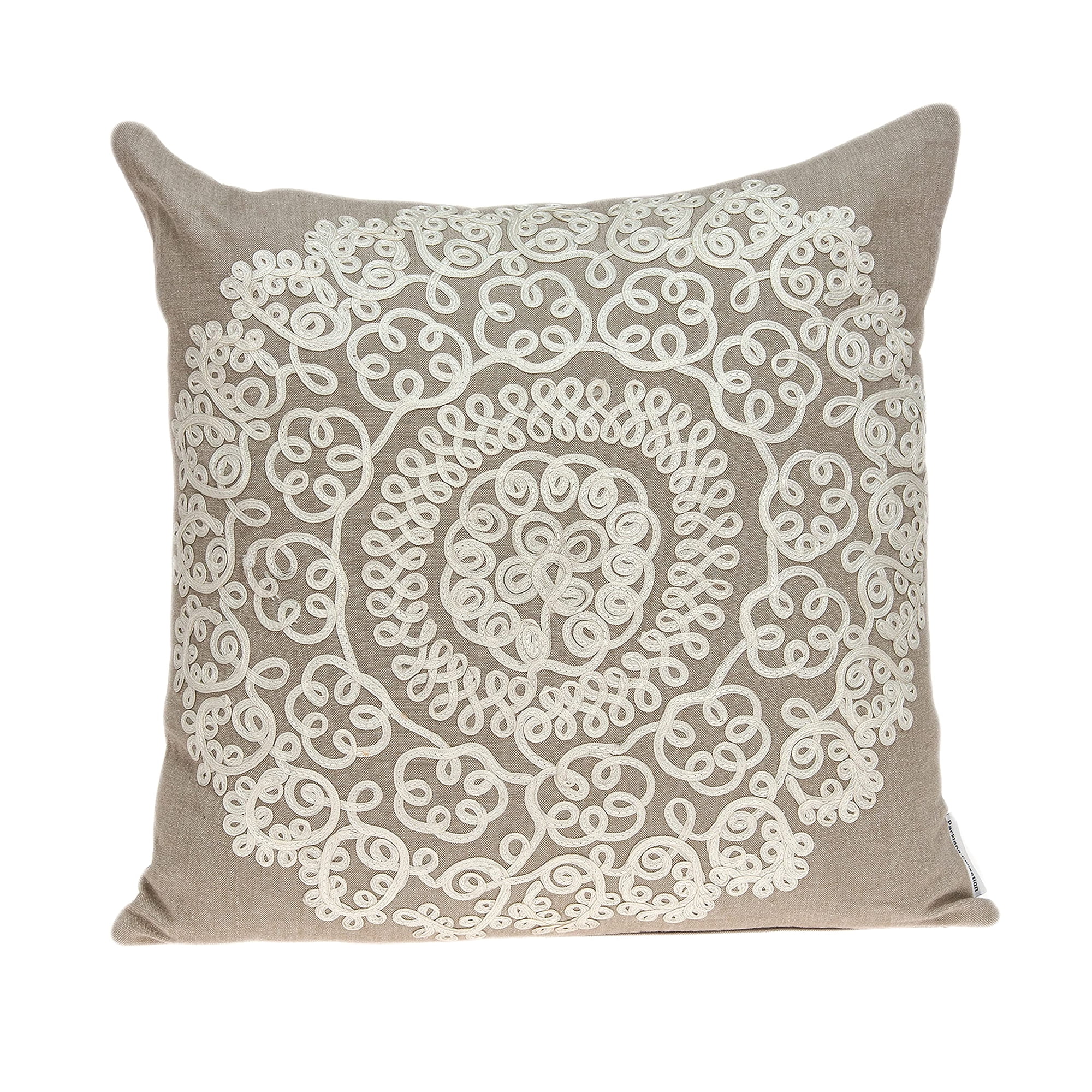 Parkland Collection - Cojín Arlene De La Colección Parkland, 50 X 50 Cm, Color Beige