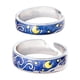 thumbnail image 4 of 2 Anillos De Pareja Ajustables Abiertos Para El Día De San Valentín, Compromiso, Boda, 4 of 5