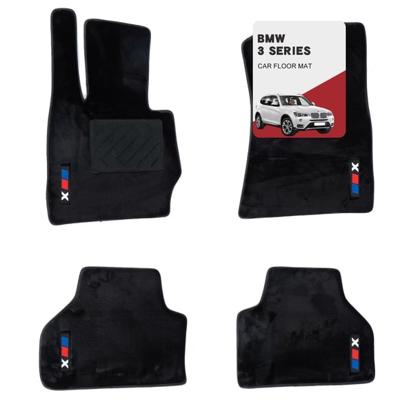 Alfombrillas de Lana Antideslizantes VEHROJ para BMW X3 2011-2017