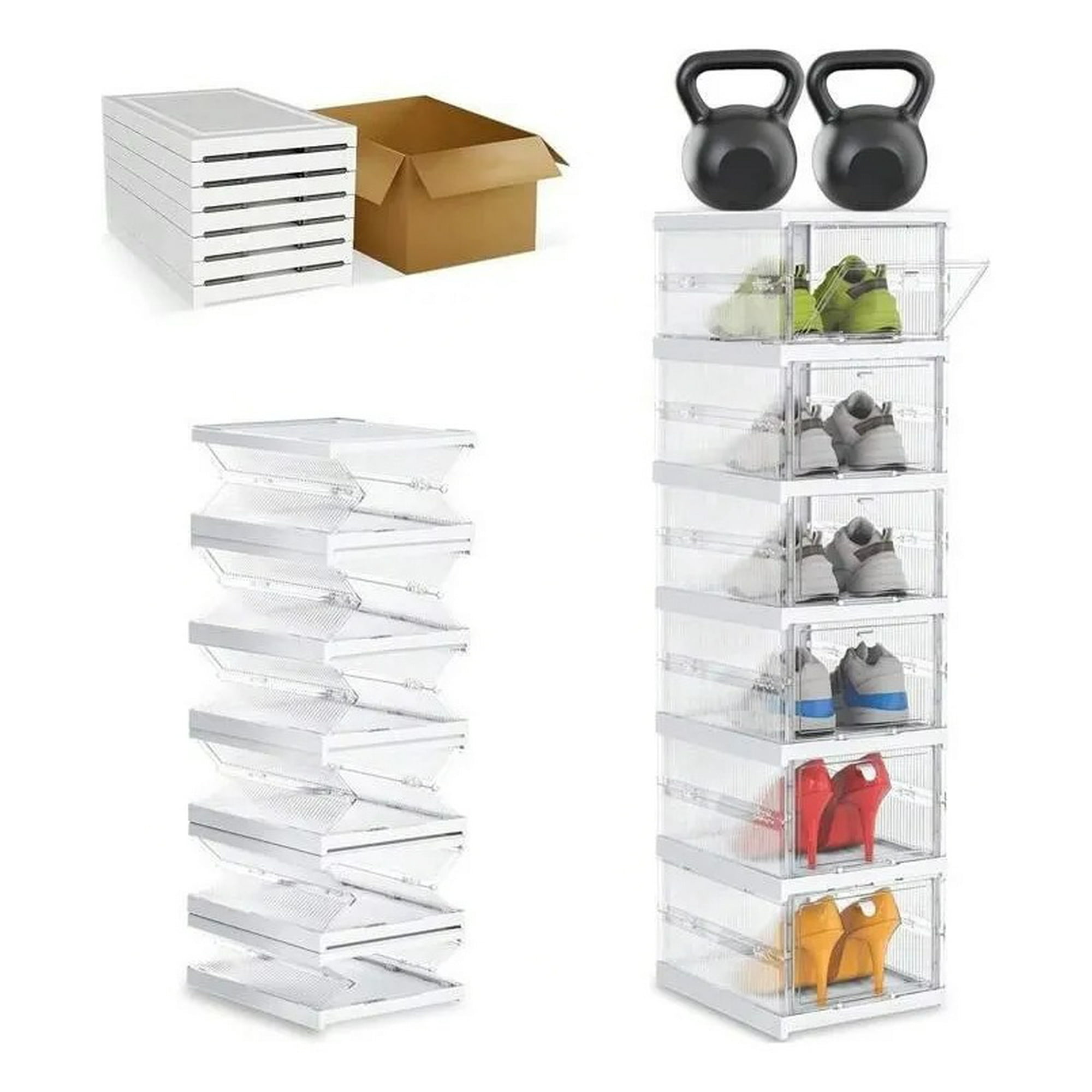 Max - Organizador De Zapatos 6 Niveles Plegable Portátil