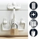 thumbnail image 4 of Padlock Master Lock 140T de latón macizo con llave, paquete de 2, 4 of 6