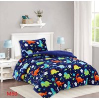 Genérico - Cobertor Chiporro 1 1/2 Plazas - Mundo Dinosaurio M60