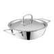thumbnail image 1 of Kadai Vinod Platinum Triply de Acero Inoxidable Profundo de 20 cm, 1 of 5