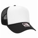 thumbnail image 1 of Gorra Alldayshirts 5 paneles de malla negro/blanco talla única, 1 of 3
