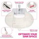 thumbnail image 5 of Organizador compacto, plegable y de silicona para herramientas de belleza Sink Topper, 5 of 9