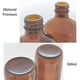 thumbnail image 4 of 2 Dispensador De Jabon Botella Vidrio Ambar 500 Ml + Bandeja Marrón, 4 of 6