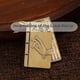 thumbnail image 4 of Unique Buddhist-Inspired Brass Keychain - Perfect Birthday or Father's Day Gift!, 4 of 5