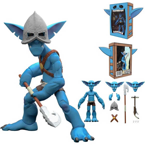 Figura de acción Plunderlings Pyke 13 cm 25+ puntos de articulación