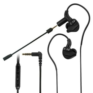 Bodykoo - Auriculares Intraaurales Gamebuds Pro Para Juegos Con Micrófono Desmontable, Con Cable De 3,5 Mm Y Cancelación De Ruido Para Deportes Electrónicos, Ideales Para Juegos Móviles (Negros)