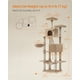 thumbnail image 5 of Árbol para Gatos Feandrea UPCT190K01 206 cm con 13 Rascadores, 5 of 6