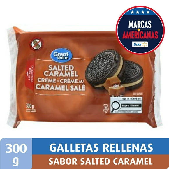 Galleta Rellena Sabor Salted Caramel, 300 g