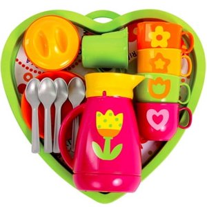 Genérico - Café Set Corazon 18 Pz