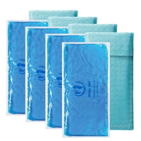 Paquetes De Hielo En Gel Sherpa Therapy, Paquete De 4 Unidades Para Lesiones, Reutilizables