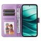 thumbnail image 3 of Funda tipo cartera FOXDOCK para Samsung Galaxy A06 5G , diseño girasol en relieve, cuero PU, cierre magnético, soporte y tarjetero, 3 of 5