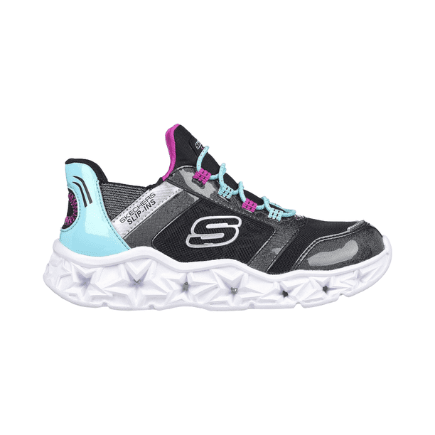 ZAPATILLAS URBANAS SKECHERS GALAXY LIGHTS INFANTIL 303701L-BKMT - Talla 35 CL / 4Y US / 23 CM