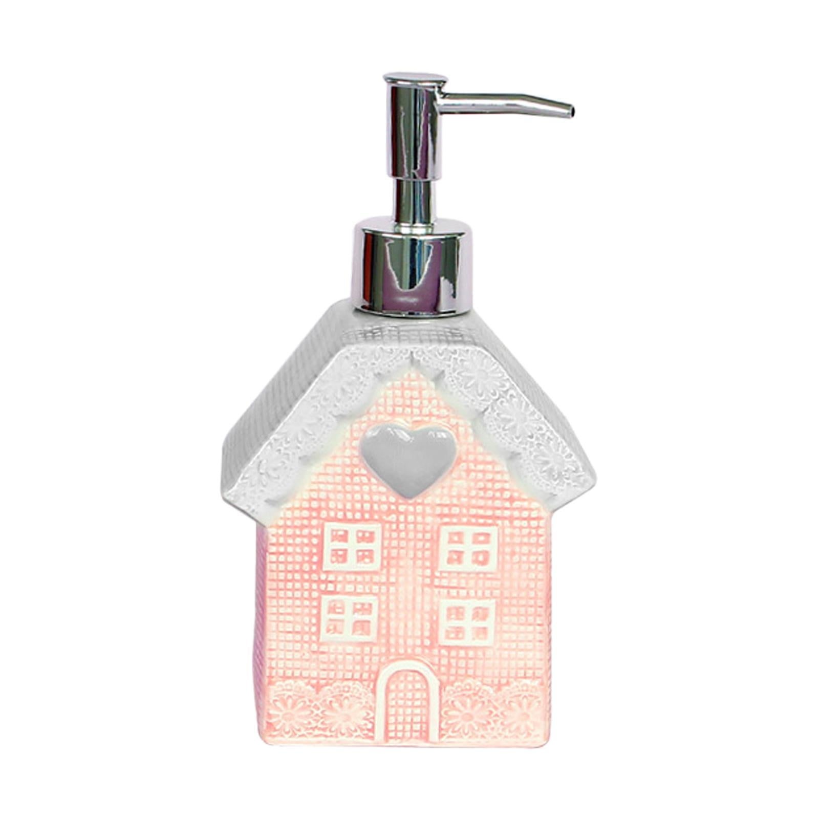 Magideal - Dispensador De Jabón De Cerámica Dispensador De Jabón Líquido Para Manos Botella De Jabón De Cerámica A Prueba De Fugas Moderno Elegante Para Encimera