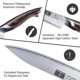 thumbnail image 3 of Cuchillo de Cocina HOSHANHO de 6 Pulgadas, Ultra Afilado, Acero Inoxidable Japonés de Alto Carbono, Cuchillo de Chef Multifuncional con Mango Ergonómico de Madera Pakkawood, 3 of 7