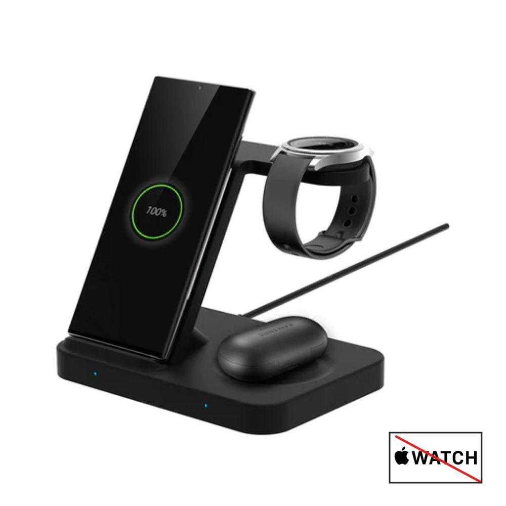 Dusted - Cargador Inalámbrico Dus-wich-3in1 Negro