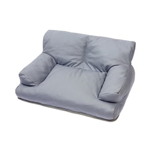 Ioensy - Sofá Cama Para Mascotas Antideslizante Para Todas Las Estaciones Pu Sofá Para Mascotas Para Gatitos Cachorros Gatos De Interior Gris