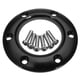 thumbnail image 2 of Volante de coche, 6 pernos, 70mm, botón central, anillo negro, 2 of 3