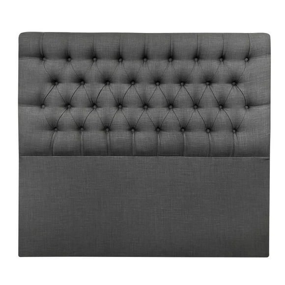 Respaldo Capitone Premium 2 plazas Lino Grafito