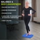 thumbnail image 5 of Almohadilla de equilibrio para ejercicios ProSourceFit, espuma antideslizante acolchada, 5 of 6
