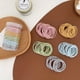 thumbnail image 3 of 100pcs Minimalist Hair Ties - 100% Polyester Hair Rope Ponytail Holders for a Stylish Look!, 3 of 5