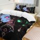 thumbnail image 1 of Demon Slayer Anime Home Bed 3-piece Set Classic Japanese Anime Polyester Wash Student Dormitory Set, 1 of 5