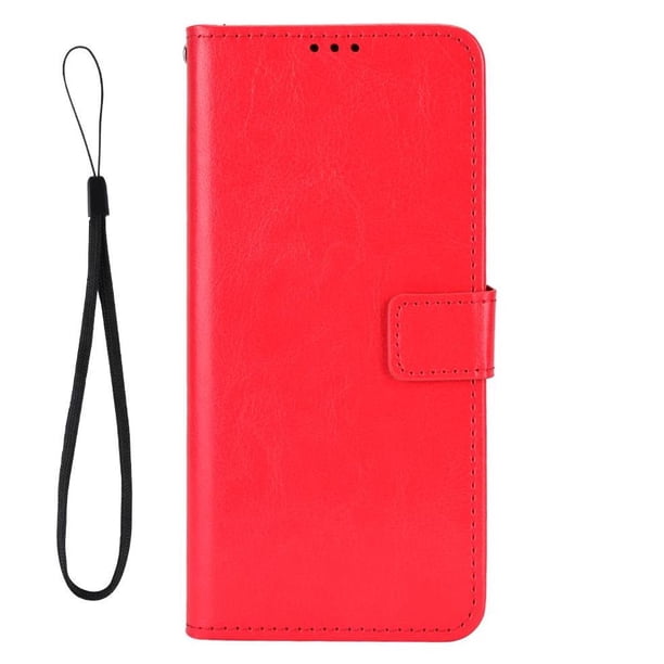Funda tipo libro para OPPO Reno 10 5G, cartera todo‑en‑uno, funda multifuncional con tarjetero y correa de muñeca desmontable